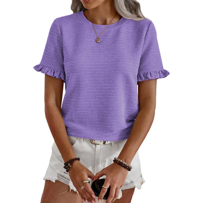 SUSANA | BLUSA CON MANGAS DE VOLANTES