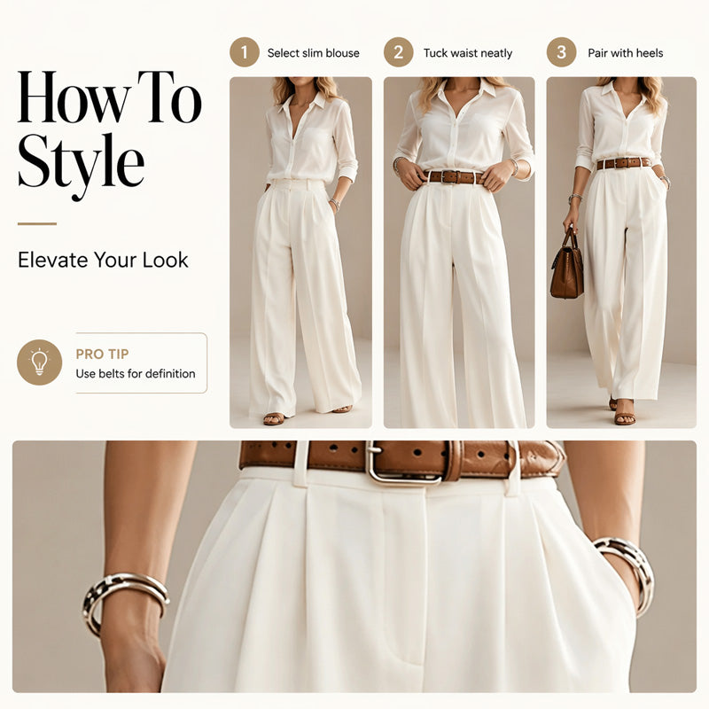 ✨Elegante, plissierte Pendlerhose
