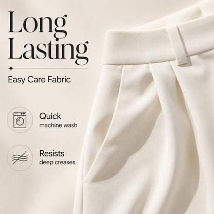 ✨Elegante, plissierte Pendlerhose