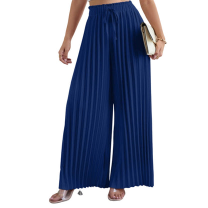 ✨Plissierte Weite-Hosen mit Kordelzugbund