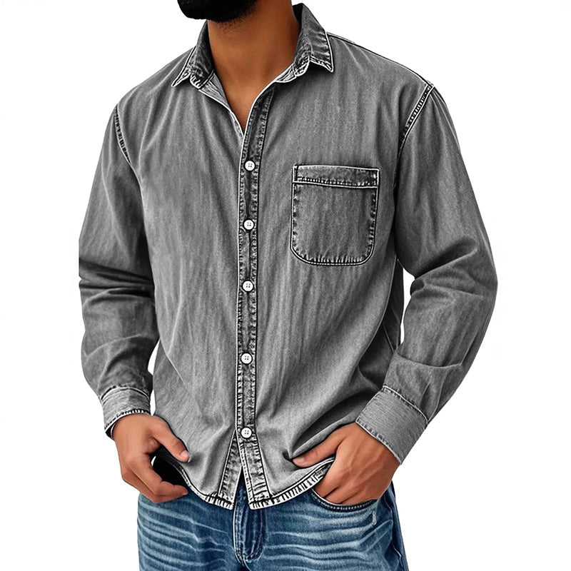 HERNÁN | CAMISA DENIM RETRO