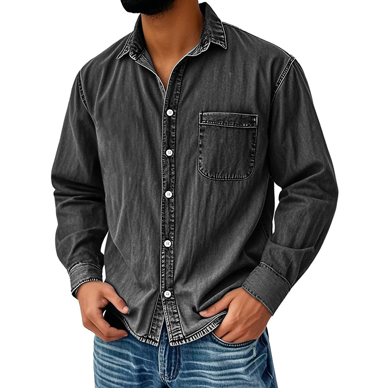 HERNÁN | CAMISA DENIM RETRO