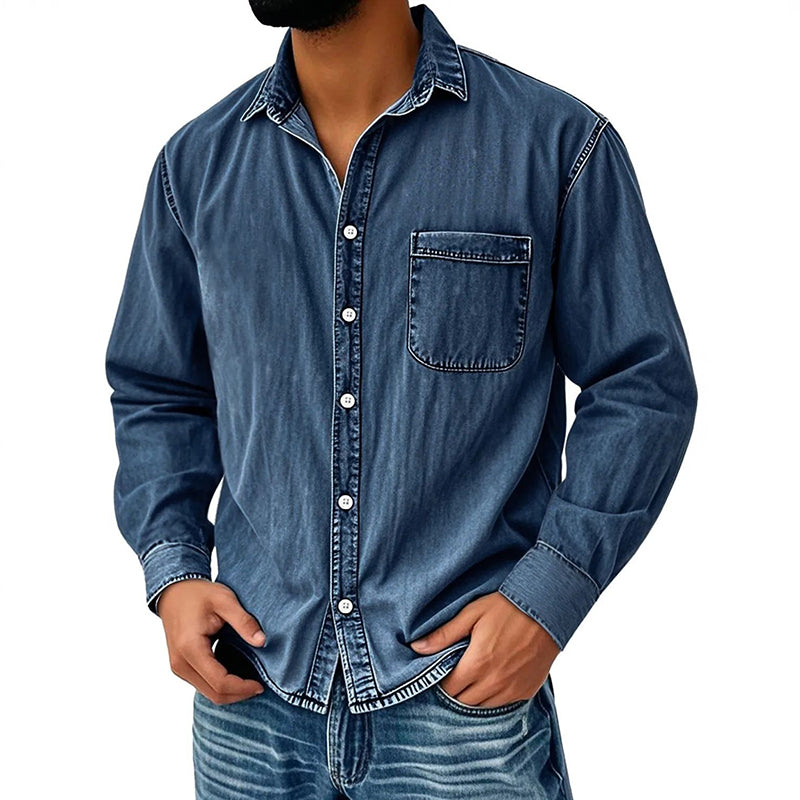 HERNÁN | CAMISA DENIM RETRO