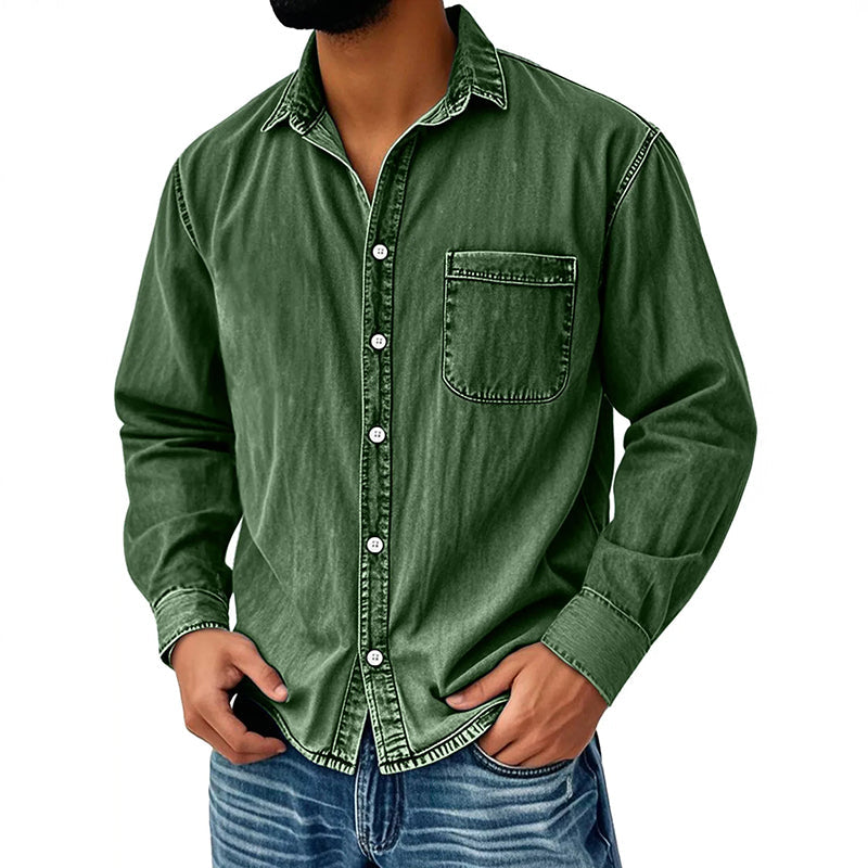 HERNÁN | CAMISA DENIM RETRO