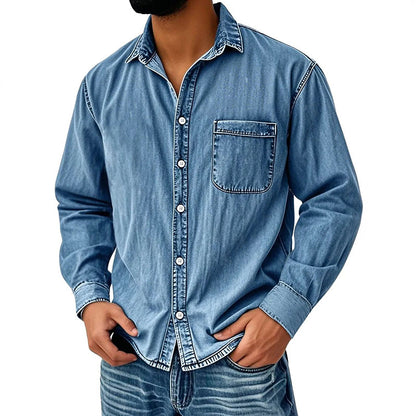 HERNÁN | CAMISA DENIM RETRO