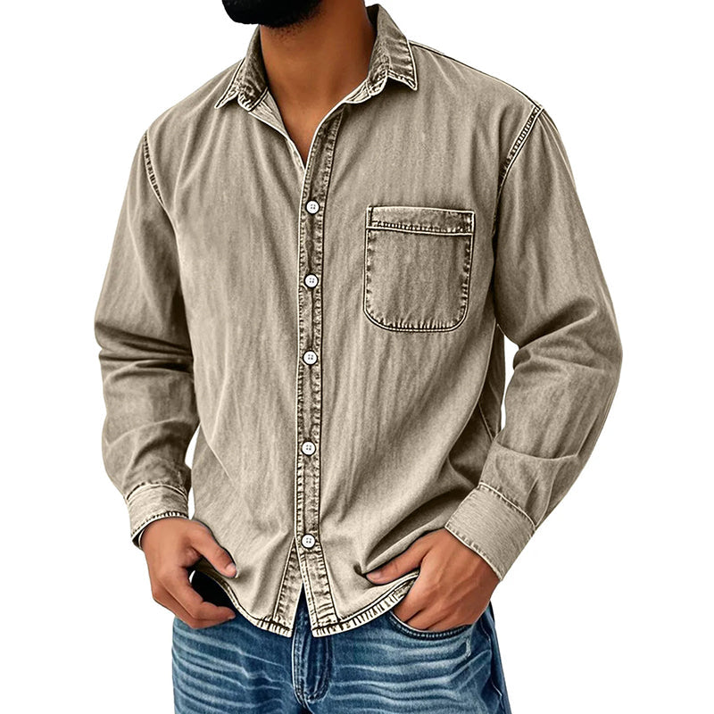HERNÁN | CAMISA DENIM RETRO