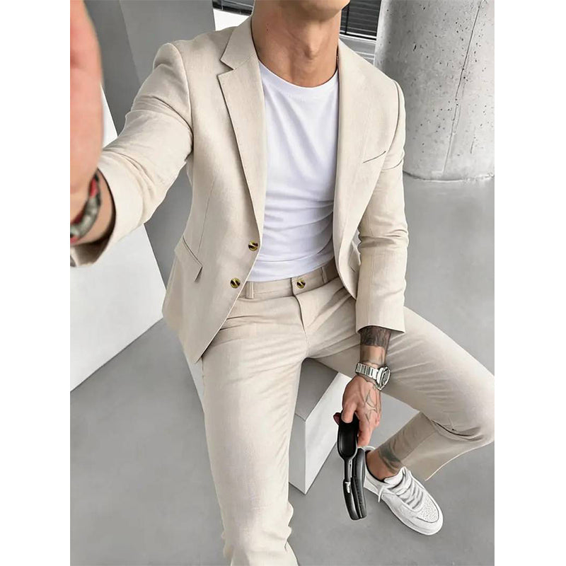 SAMUEL | CONJUNTO SMART CASUAL ELÁSTICO