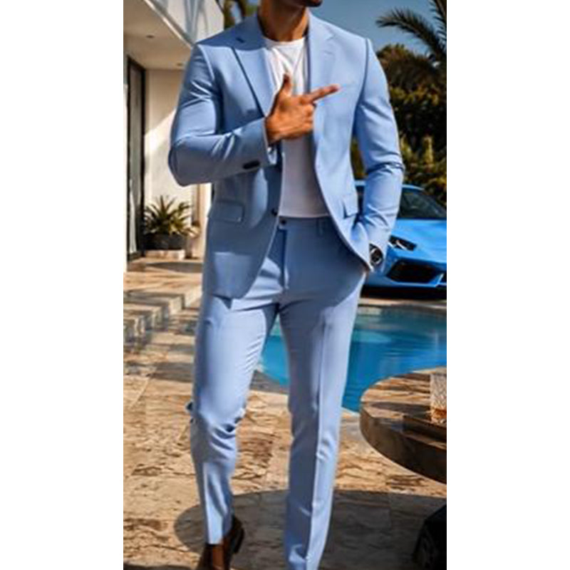 SAMUEL | CONJUNTO SMART CASUAL ELÁSTICO