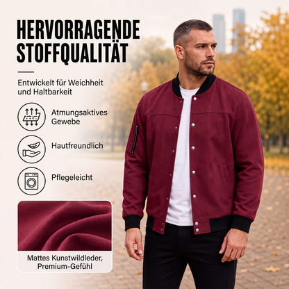 BENJAMÍN | CHAQUETA BOMBER DE ANTE SINTÉTICO