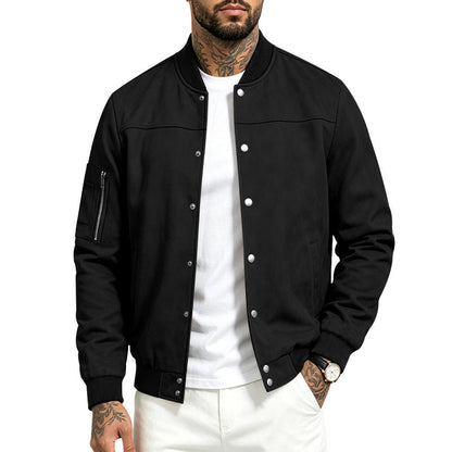 BENJAMÍN | CHAQUETA BOMBER DE ANTE SINTÉTICO