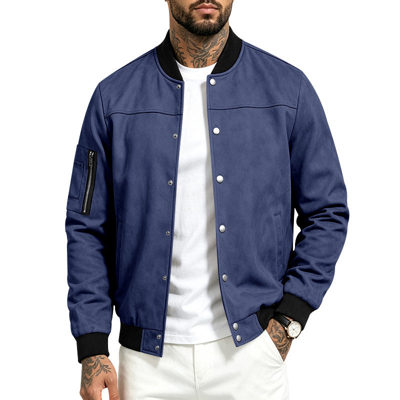 BENJAMÍN | CHAQUETA BOMBER DE ANTE SINTÉTICO