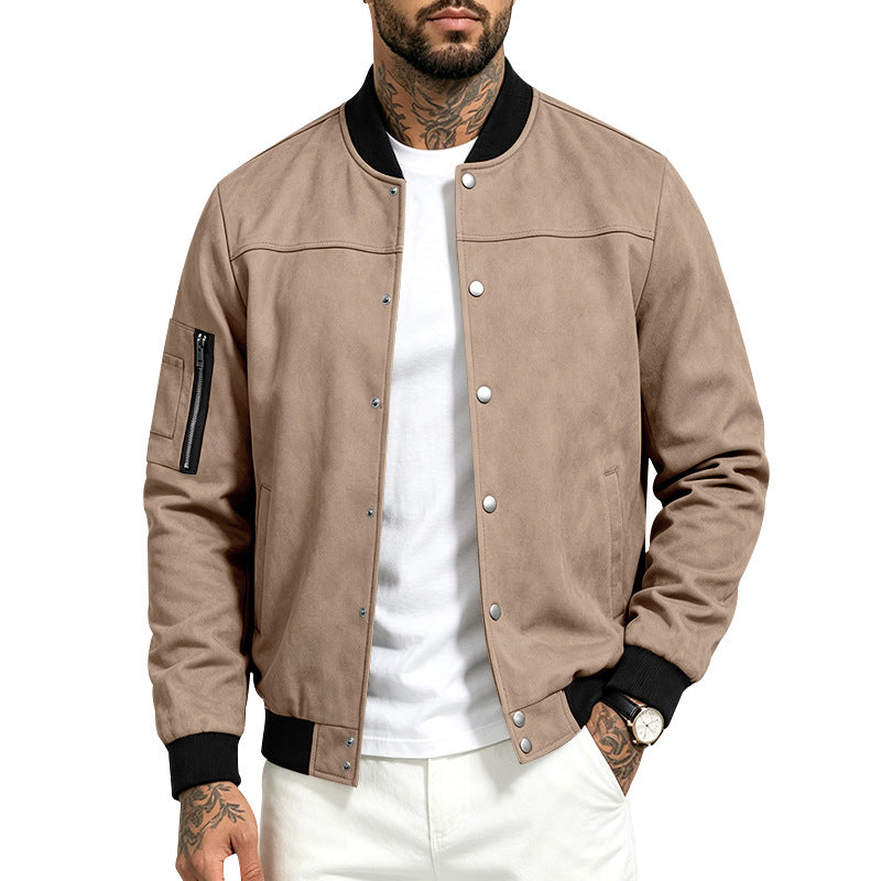 BENJAMÍN | CHAQUETA BOMBER DE ANTE SINTÉTICO