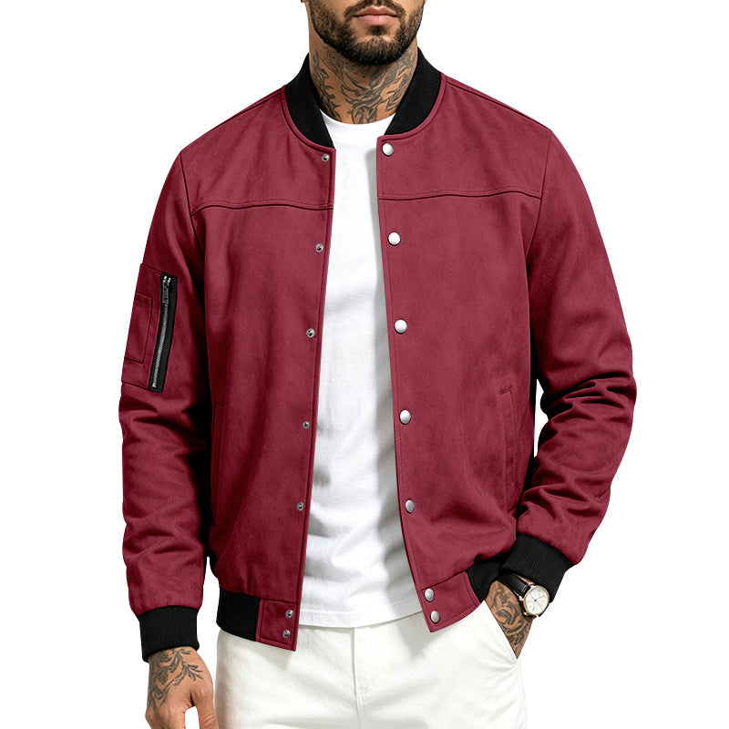 BENJAMÍN | CHAQUETA BOMBER DE ANTE SINTÉTICO
