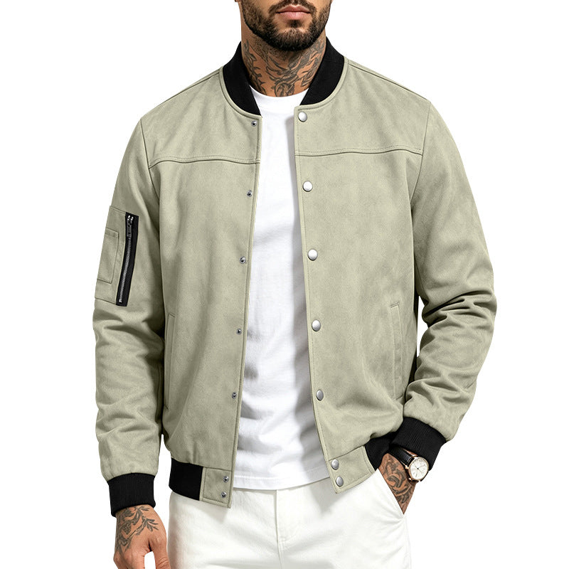 BENJAMÍN | CHAQUETA BOMBER DE ANTE SINTÉTICO