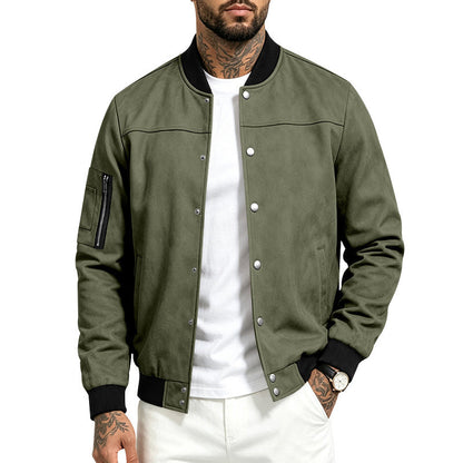 BENJAMÍN | CHAQUETA BOMBER DE ANTE SINTÉTICO