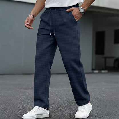 GERMÁN | PANTALÓN WAFFLE CON CORDÓN