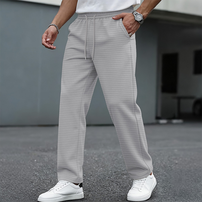 GERMÁN | PANTALÓN WAFFLE CON CORDÓN