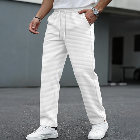 GERMÁN | PANTALÓN WAFFLE CON CORDÓN