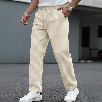 GERMÁN | PANTALÓN WAFFLE CON CORDÓN
