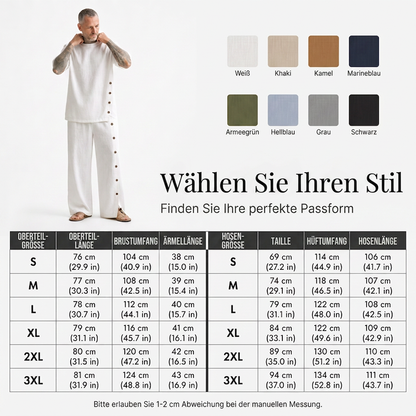 👔 50% Rabatt | Gepflegter Style ohne Styling-Stress – Herren 2-teiliges Set