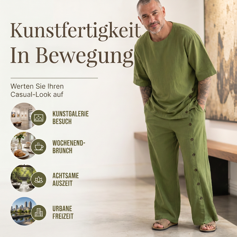 👔 50% Rabatt | Gepflegter Style ohne Styling-Stress – Herren 2-teiliges Set