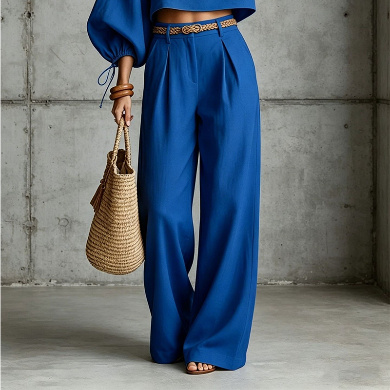 👚 50% Rabatt | Ein kompletter Look ohne Styling-Stress – Damen Wide-Leg Set