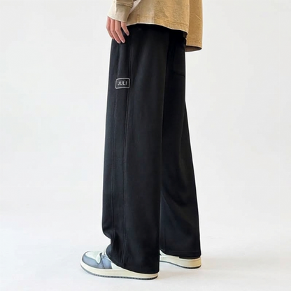 LUCIO | PANTALÓN ANCHO CON CORDÓN Y BOLSILLOS