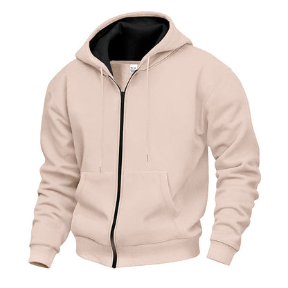 RAMIRO | SUDADERA FORRADA CON CAPUCHA Y CIERRE
