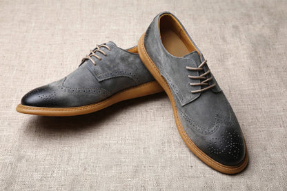 SIMÓN | ZAPATO WINGTIP DE PIEL